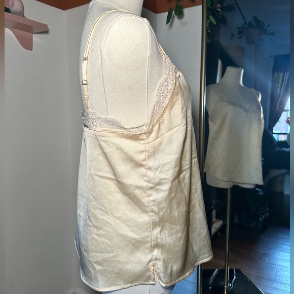 Abercrombie & Fitch Silk Cami w/ Lace Trim - Picture 3 of 6